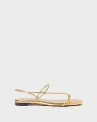 Loeffler Randall / Eleanor Gold Strappy Sandal