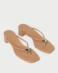 Loeffler Randall / Odessa Dune Leather Heeled Sandal