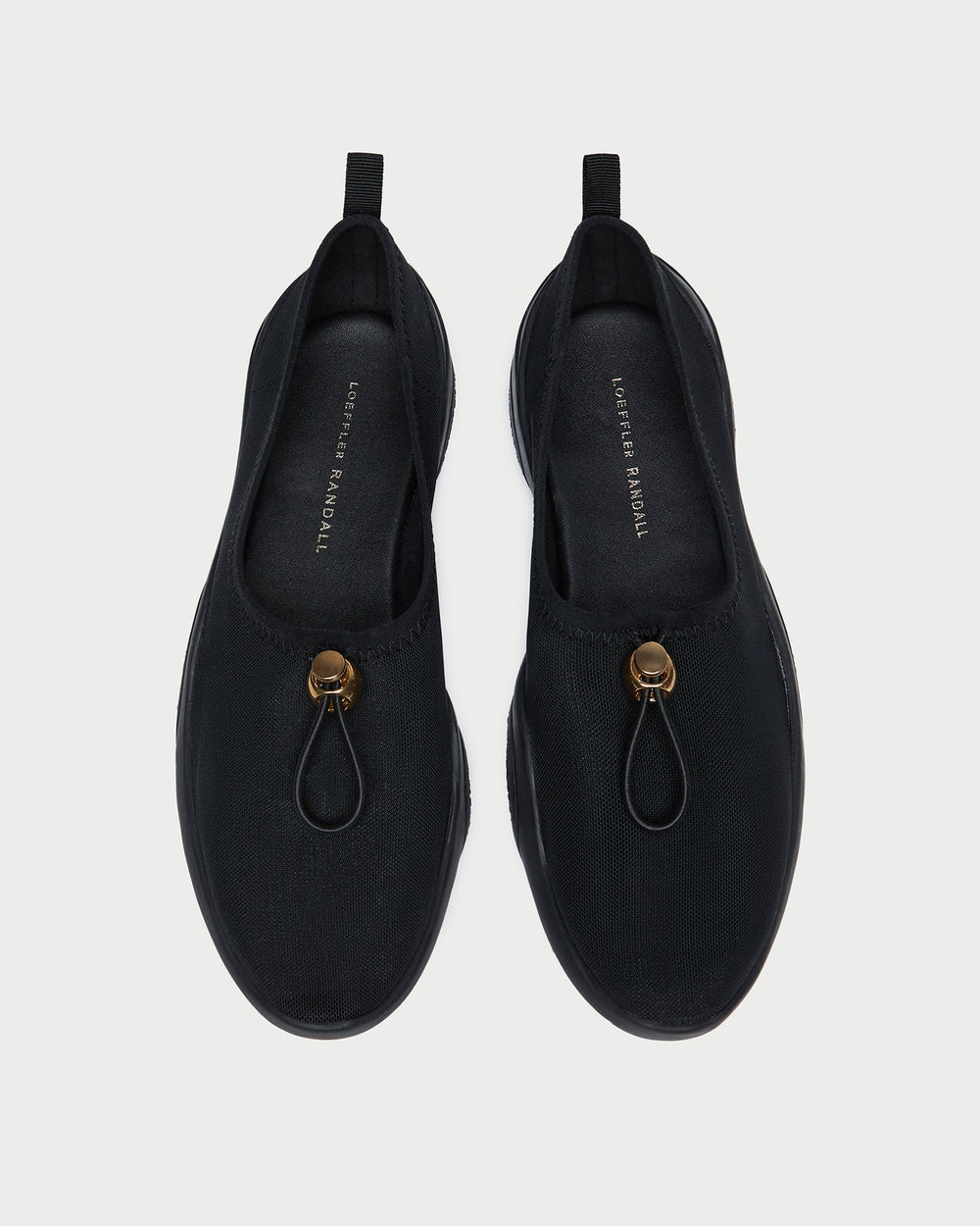 Loeffler Randall / Raina Black Mesh Flat