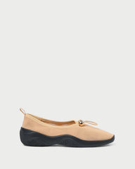 Loeffler Randall / Raina Caramel/Black Mesh Flat