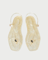 Loeffler Randall / Dana Champagne Strappy Jelly Sandal