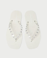 Loeffler Randall / Taryn Cream Jelly Flip Flop