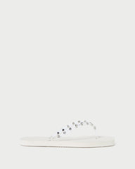 Loeffler Randall / Taryn Cream Jelly Flip Flop
