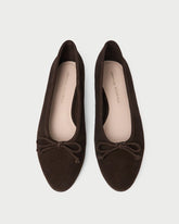 Loeffler Randall / Noelle Brown Suede Ballet Flat