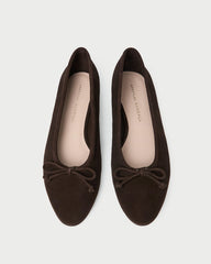 Loeffler Randall / Noelle Brown Suede Ballet Flat