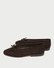 Loeffler Randall / Noelle Brown Suede Ballet Flat
