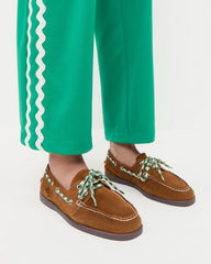 Loeffler Randall / Franco Cacao Suede Boat Shoe
