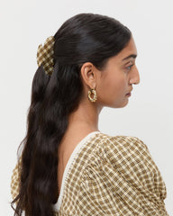 Loeffler Randall / Yuri Butter Plaid Hair Clip Set