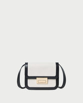 Loeffler Randall / Desi Black/Natural Canvas Crossbody