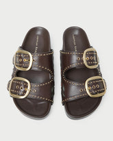 Loeffler Randall / Eve Brown Tulip Two-Band Sandal