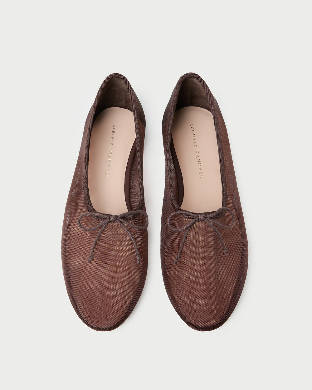 Loeffler Randall / Landon Chocolate Mesh Ballet Flat