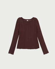 Loeffler Randall / Lolo Pointelle Long-Sleeve Tee