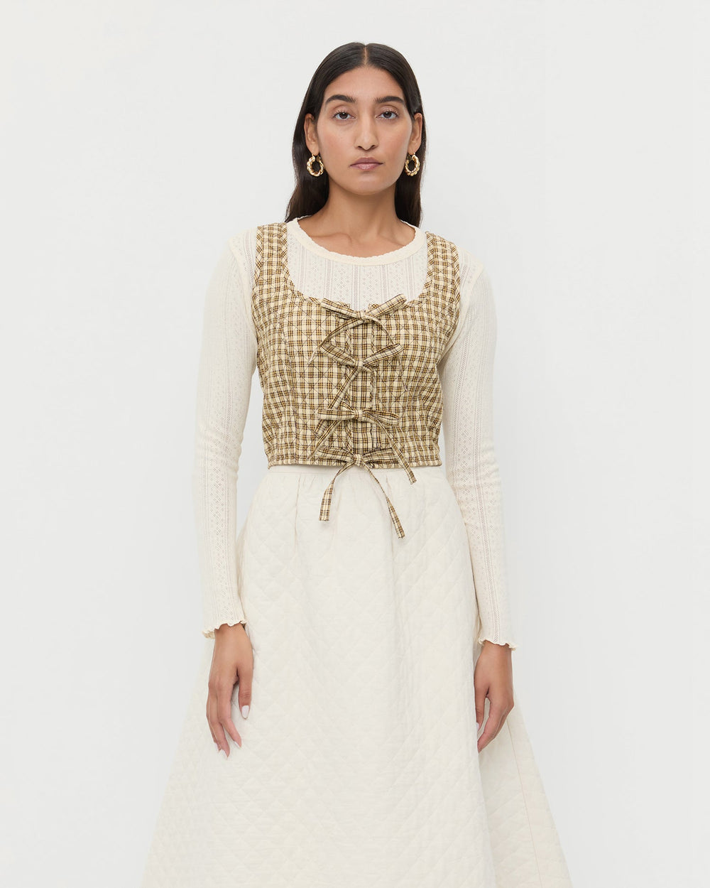 Loeffler Randall / Callista Tie-Front Vest