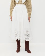 Loeffler Randall / Tinsley Broderie Skirt
