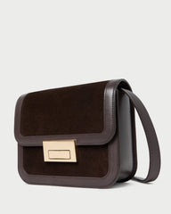 Loeffler Randall / Desi Brown Suede Crossbody