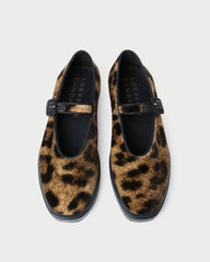 Loeffler Randall / Cooper Leopard Velvet Mary Jane Sneaker