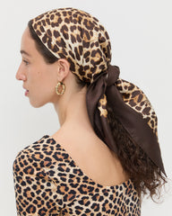 Loeffler Randall / Beverly Leopard Silk Scarf