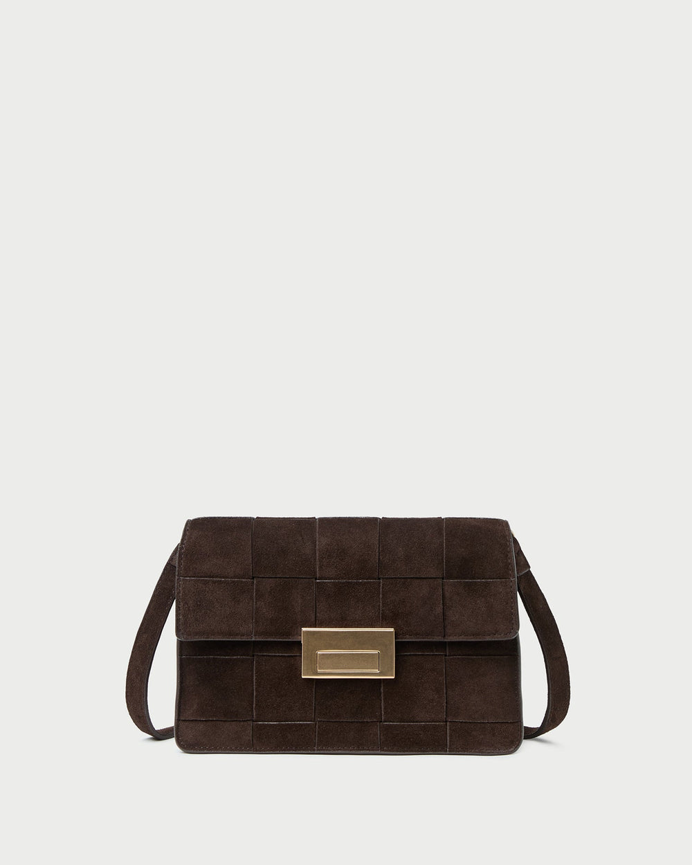 Loeffler Randall / Delphine Brown Suede Shoulder Bag