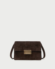 Loeffler Randall / Delphine Brown Suede Shoulder Bag