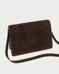 Loeffler Randall / Delphine Brown Suede Shoulder Bag