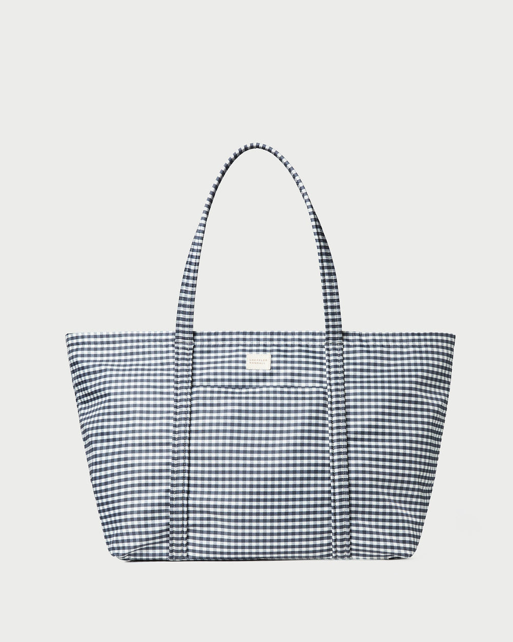 Loeffler Randall / Dina Black/White Gingham Travel Tote