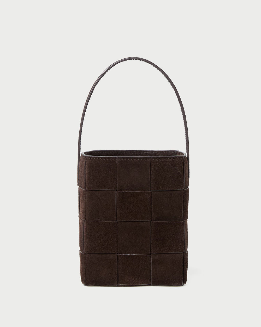 Loeffler Randall / Laith Brown Suede Bucket Bag