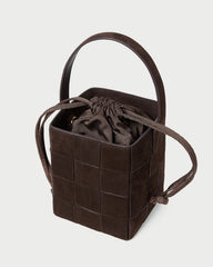 Loeffler Randall / Laith Brown Suede Bucket Bag