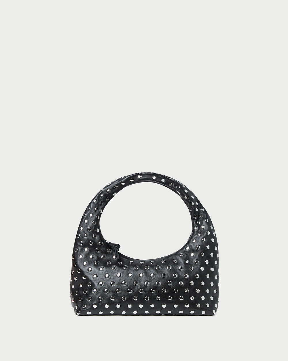 Loeffler Randall / Mercer Black/Silver Leather Shoulder Bag