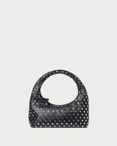 Loeffler Randall / Mercer Black/Silver Leather Shoulder Bag