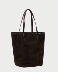 Loeffler Randall / Walker Brown/Silver Suede Tote