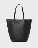 Loeffler Randall / Walker Black/Silver Leather Tote