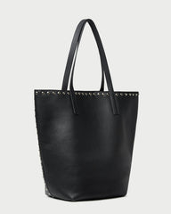 Loeffler Randall / Walker Black/Silver Leather Tote