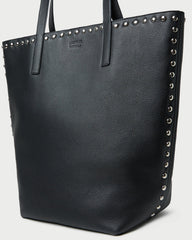 Loeffler Randall / Walker Black/Silver Leather Tote