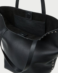 Loeffler Randall / Walker Black/Silver Leather Tote