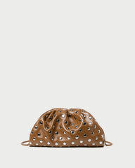 Loeffler Randall / Bailey Safari/Silver Leather Dome Clutch