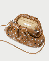 Loeffler Randall / Bailey Safari/Silver Leather Dome Clutch