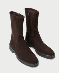 Loeffler Randall / Danny Brown Suede Lug Boot