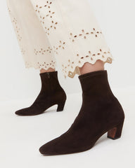 Loeffler Randall / Doria Brown Suede Ankle Boot