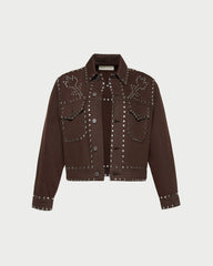 Loeffler Randall / Elijah Studded Denim Jacket