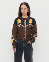 Loeffler Randall / Linda Intarsia Cardigan