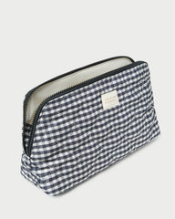 Loeffler Randall / Frances Black/White Gingham Cosmetic Pouch