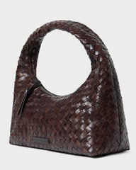 Loeffler Randall / Mercer Chocolate Woven Shoulder Bag