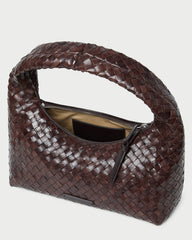 Loeffler Randall / Mercer Chocolate Woven Shoulder Bag