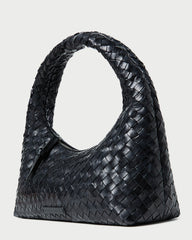 Loeffler Randall / Mercer Black Woven Shoulder Bag