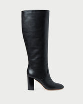 Loeffler Randall / Goldy Black Wide-Calf Boot