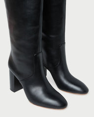 Loeffler Randall / Goldy Black Wide-Calf Boot