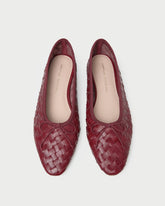 Loeffler Randall / Landry Wine Woven Ballet Flat