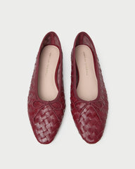 Loeffler Randall / Landry Wine Woven Ballet Flat
