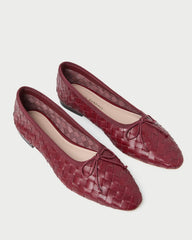 Loeffler Randall / Landry Wine Woven Ballet Flat