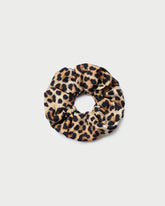 Loeffler Randall / Astrid Leopard Jersey Scrunchie